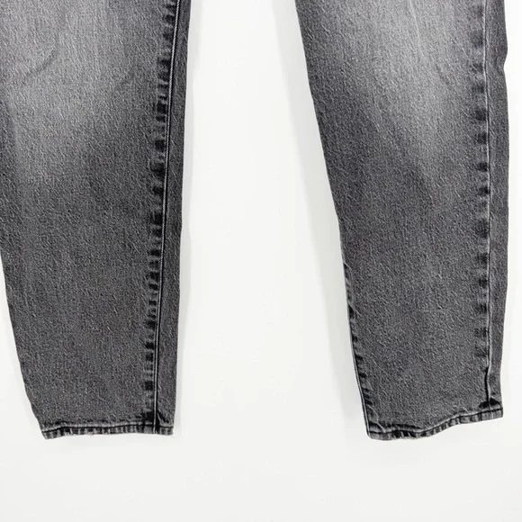 Good American Good Girlfriend High Waist Straight Leg Jeans In Black217 Sz 10/30 - Picture 7 of 12